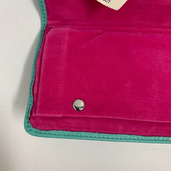 Talbots‎ Women's Leather Wrap Zipper Makeup Jewelry Wrap Wallet NWT - Picture 6 of 12